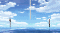天空 注视 彩色 天空