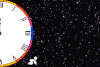 钟表 转动 星空 生物钟