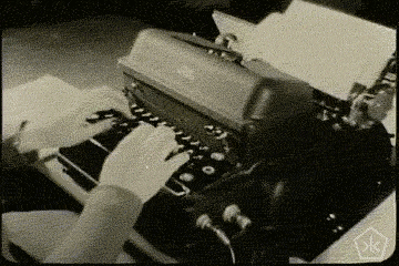 复古 打字机 打字 写信