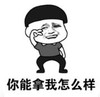 暴漫 文字表情包 你能拿我怎么样 搞笑 逗 沙雕