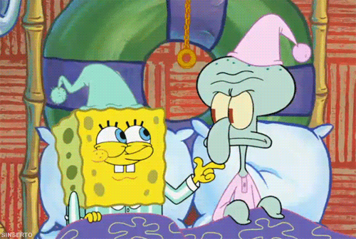 海绵宝宝 SpongeBob 章鱼哥 同居 调戏 玩弄 睡衣 被窝 同床 晚安