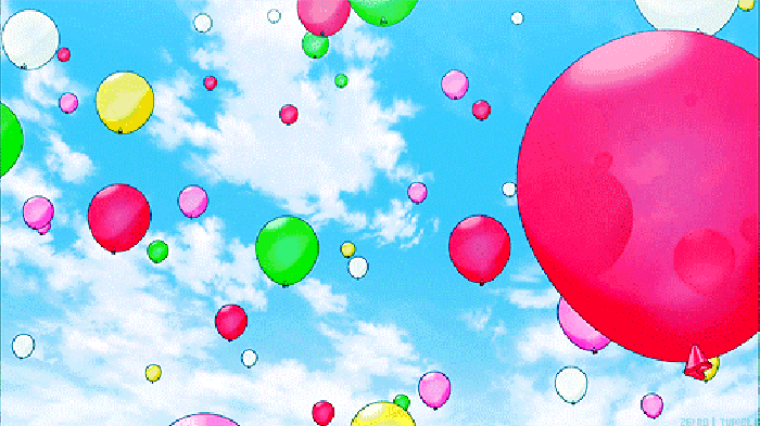 气球 美丽 卡通 二次元