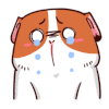 阿条薯薯动画版 表情包 哭