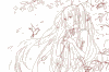 初音未来 板绘 过程