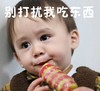 萌娃 本特利 别打扰我吃东西 可爱 搞怪 萌萌哒