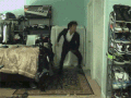 跳舞 装扮 神经病 搞笑