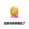 这踏马就很尴尬了 女士 无奈 捂脸