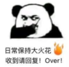 暴漫 文字表情包 日常保持大火花收到请回复 搞笑 逗 沙雕