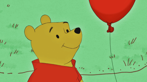 熊 气球 可爱 卡通