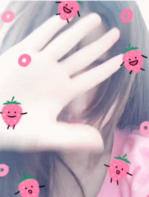 美女 手掌 可爱 草莓