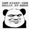 熊猫头 无精男 生不出孩子 斗图 搞笑 猥琐