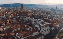 俯瞰 城市 弗罗伦萨 意大利 纪录片