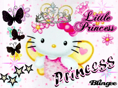 猫咪 公主 贺卡 皇冠