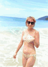 美女 性感 海滩 比基尼