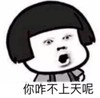 暴漫 文字表情包 你咋不上天呢 搞笑 沙雕 魔性
