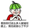 看到你们这么多人 被堵在路上 我也就放心了不少 坏笑 贱人