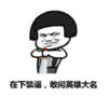 暴漫 文字表情包 在下装逼 敢问英雄大名 搞笑 沙雕 魔性
