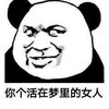 暴漫 熊猫头 你个活在梦里的女人 嫌弃 搞怪 逗