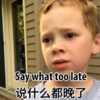 假笑男孩 萌娃 说什么都晚了 可爱 搞怪 沙雕