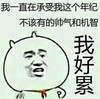 我好累 表情包 自恋 我一直在承受 斗图