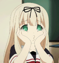 动漫 二次元 捂脸 无辜