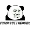 仿佛 精神病 熊猫头 搞笑 逗