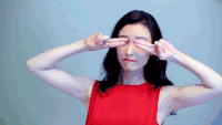 女星 倪妮 卖萌