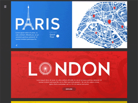 滑动 地图 英文 国外网站 国外建筑 加载