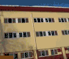 房屋 雪块 集体 掉下