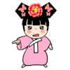 卡通 女孩 可爱 说话