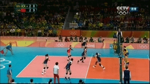 奥运会 里约奥运会 女排 中国 巴西 球迷 眼泪 赛场瞬间