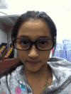 关晓彤 美女 眼镜妹 摇头