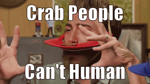 螃蟹 crab people 搞笑 瑞德