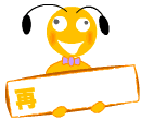 黄色 蜜蜂  领结  眼睛