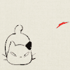背景素材 卡通 猫咪 猫 鸟