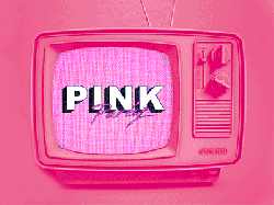 创意 pink 电视机