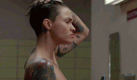 鲁比·洛斯 RubyRose 女子监狱第三季 纹身 性感 帅气