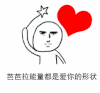 斗图 爱心小人 爱你的形状