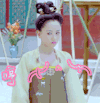 美女 歪头 生气 萌萌的