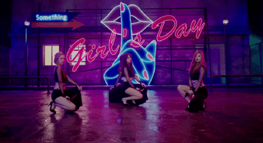 Girl's&Day MV something 动作 扭头 换装 美女 跳舞