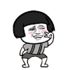 蘑菇头 跳舞 搞笑 卖萌 手舞足蹈