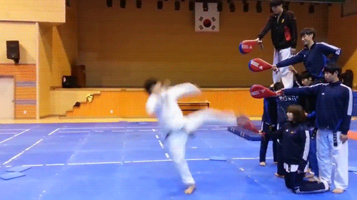 跆拳道 Taekwondo 练习 攻击