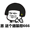崽 这个逼装得666 恶搞 点赞