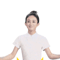 元气满满的一天 赵丽颖 握拳头 加油 太阳