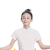 元气满满的一天 赵丽颖 握拳头 加油 太阳