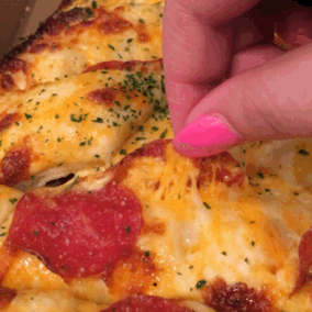 比萨饼 奶酪 与Tumblr 我喜欢吃比萨 这屎很好吃