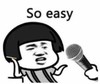 暴漫 文字表情包 so easy 搞怪 魔性 沙雕