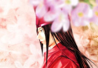 少女 长发飘飘 面无表情 心事重重