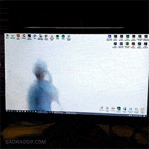 电脑 显示嗯 恐怖 僵尸