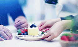 蛋糕 cake food 下午茶 蓝莓 草莓